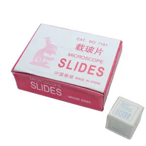 Microscope Slides With 100 Cover Glasses