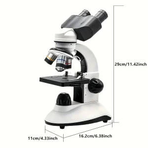 40X-2000X Magnification Optical Binocular Microscope with USB Camera