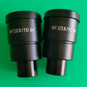 Stereo Microscope Eyepiece WF20X/10mm: High Eye Point, Wide Field Optical Glass Lens