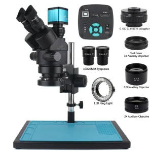 Trinocular Stereo Microscope With 48MP 4K HDMI USB Camera