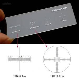 Microscope Calibration Slide 0.01mm Stage Micrometer