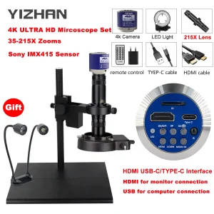 4K 48MP HDMI Type-C Industrial Video Microscope