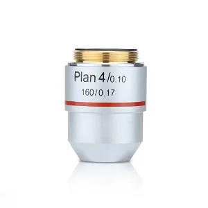 4X Biological Microscope Plan Objective Lens