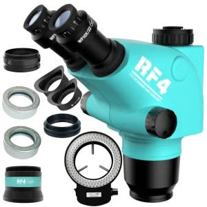 RF4 Trinocular Zoom Lens Stereo Microscope