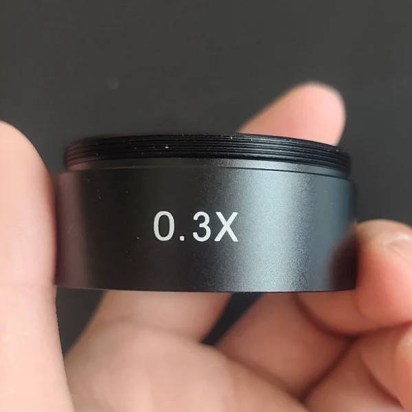 0.3X Barlow Lens Objective Microscope Auxiliary Lens: High Objective ...