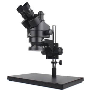 Digital Trinocular Stereo Microscope 7X-45X for Phone Repair Soldering