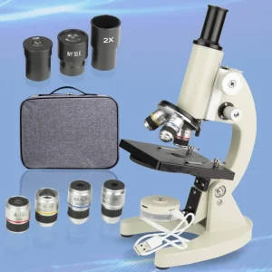 Optical Microscope 40-10000X SRATE Biological Microscopio USB LED Microscope