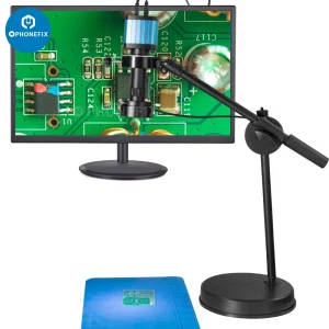 48MP 4K HDMI USB Microscope Camera With 130X C Mount Lens