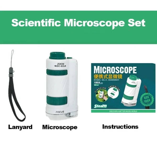 Microscope With Handle Handheld Microscope: Handheld Led | 60-180X