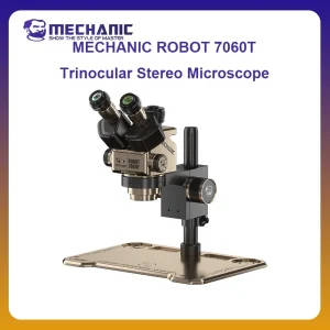 MECHANIC OFFICIAL ROBOT 7060T Trinocular Stereo Microscope 7060T