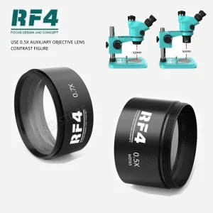 RF4 WD165 Auxiliary Lens for Trinocular Stereo Zoom Microscope