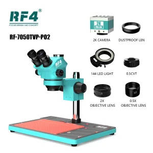 RF4 Trinocular Stereo Microscope 3.5-100X