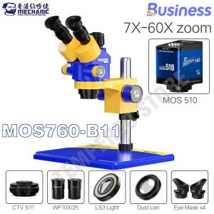 Mechanic MOS760-B11 Trinocular Stereo Microscope