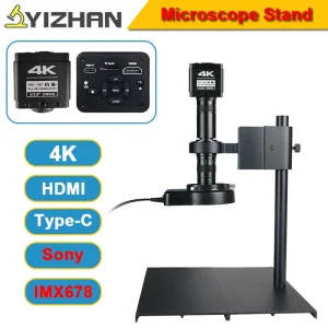 215X Zoom Digital Microscope With C-Mount Lens