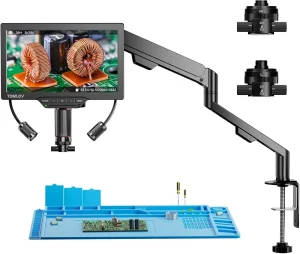 Tomlov TM3K-3D Max Digital Soldering Microscope - 3D Side-Viewing