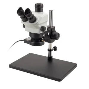 7X-60X Trinocular Stereo Microscope With 4K 60MP Camera