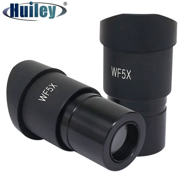 Angled Microscope WF5X Wide Angle Microscope Eyepiece: Optical Lens 30mm Mounting Size ...
