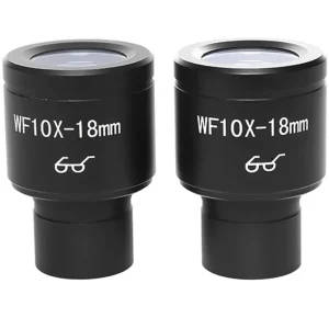 WF10X High Eye-point Microscope Eyepiece with 18mm Field of View and 23.2mm Mounting Size