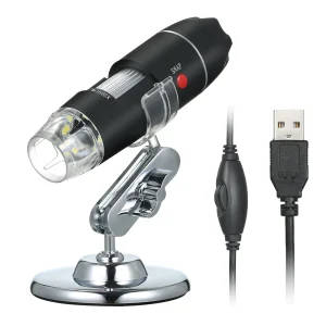 USB Digital Microscope 1600X Magnification Camera with Stand