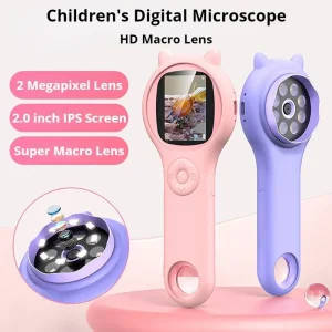 Handheld Pocket Microscope Kit With LED Light