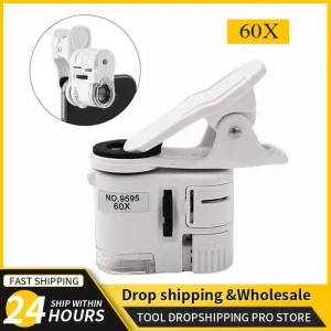 60X LED Magnifying Glass With UV Light