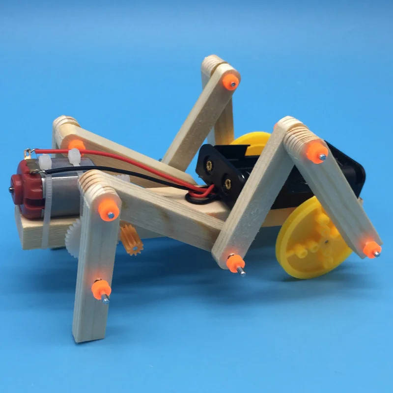 STEM Physics Assembling DIY Kit: Educational Robot Spider Science Experiment Kit A comprehensive STEM Physics Assembling DIY Kit, perfect for children to understand basic mechanical structures and power transmission. A comprehensive STEM Physics Assembling DIY Kit, perfect for children to understand basic mechanical structures and power transmission. STEM Physics Assembling DIY Kit: Educational Robot Spider Science Experiment Kit - Image 3