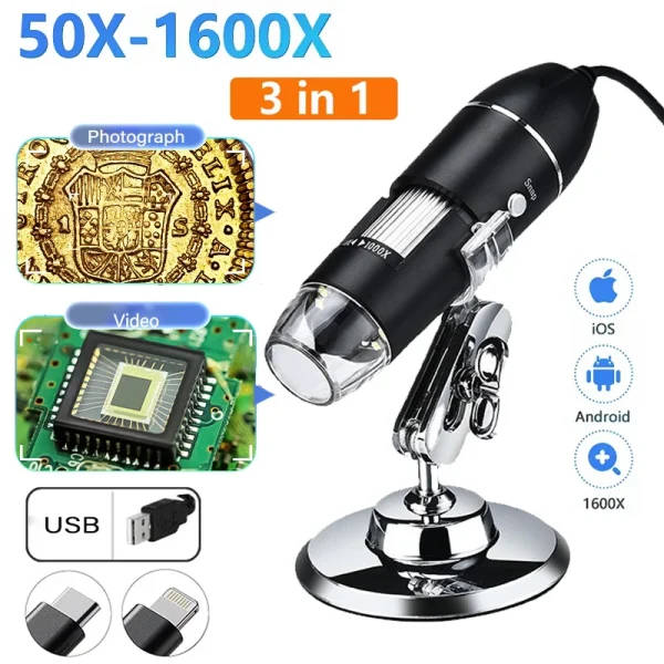 USB Digital Microscope Camera: High Resolution Microscope Camera | Usb ...