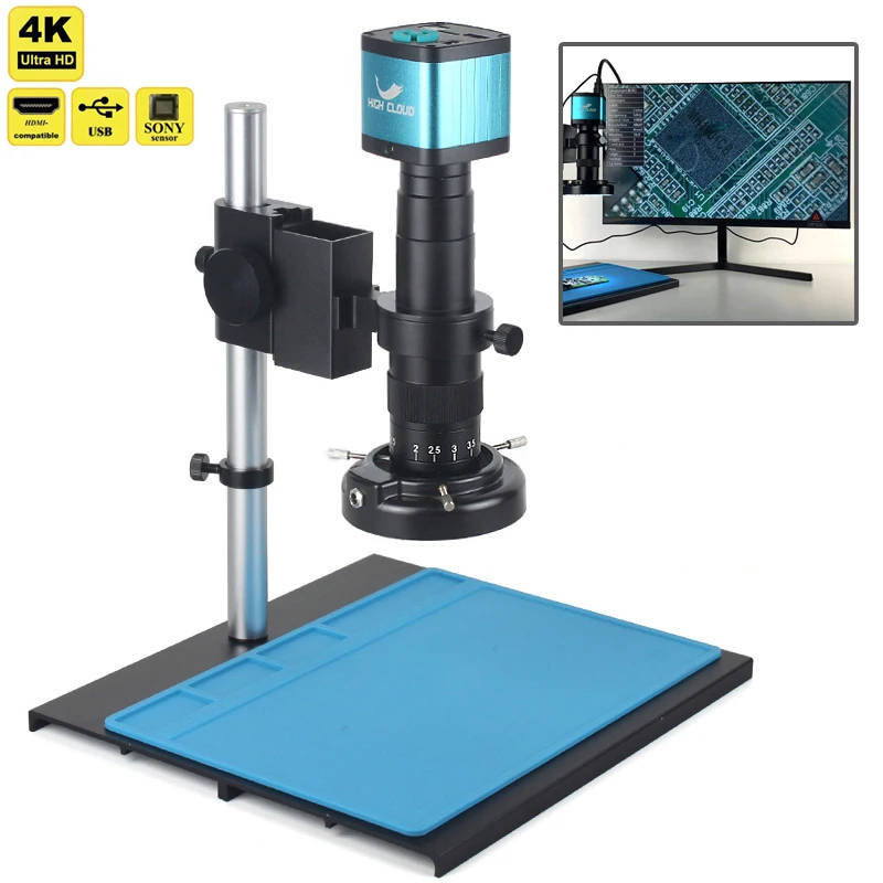 Digital Monocular Microscope: 48MP, 4K 2K, Multipurpose Repair Lab Equipment High-quality 48MP 4K 2K USB HDMI VGA Type-C Digital Monocular Microscope Camera, perfect for intricate repair work and lab analysis. Range of packages available to suit all needs. High-quality 48MP 4K 2K USB HDMI VGA Type-C Digital Monocular Microscope Camera, perfect for intricate repair work and lab analysis. Range of packages available to suit all needs. Digital Monocular Microscope Camera