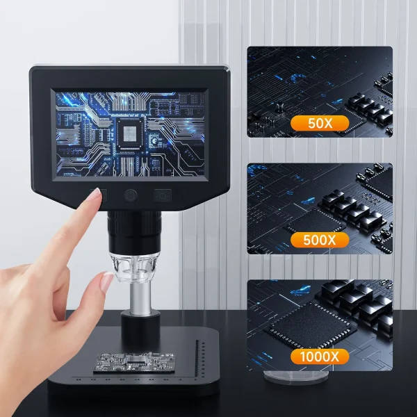 1000X Microscope With 4.3