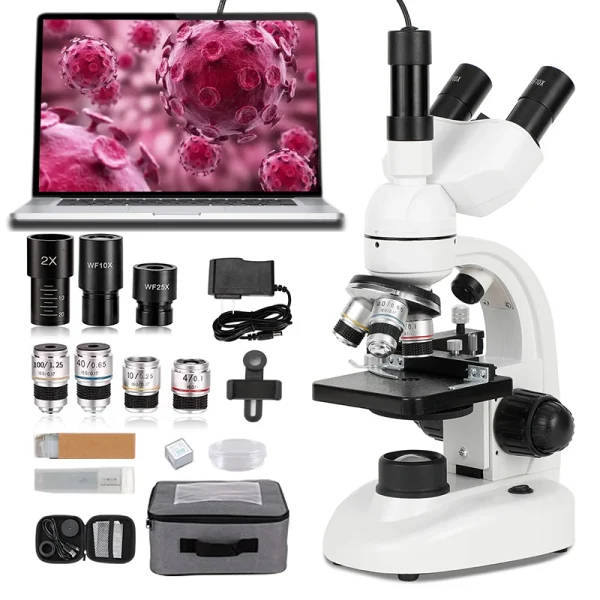 Quality Labo Microscope Biological Microscope: Laboratory Microscope | Trinocular Microscope ...