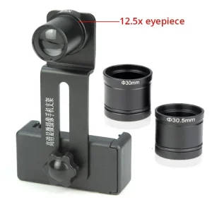 Microscope Phone Clip With 12.5X Eyepiece