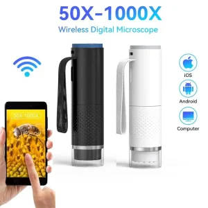 Wireless Portable Digital Microscope 2MP 1000X USB Wifi