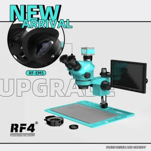 RF4 Trinocular Stereo Microscope