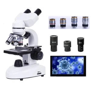 Binocular Biological Microscope 30000X