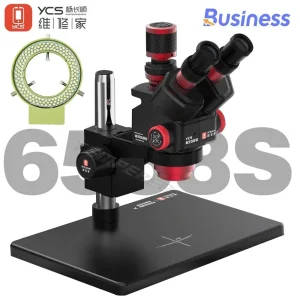 Trinocular Microscope YCS 6558S - 6.5-58 Zoom