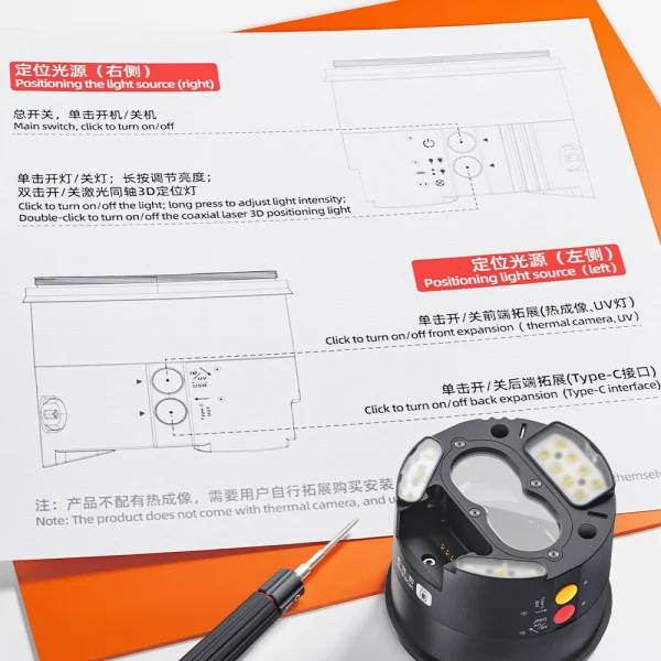 YCS Integrated Microscope LED Ring Light: Led Ring Light | Uv A Lamp ...