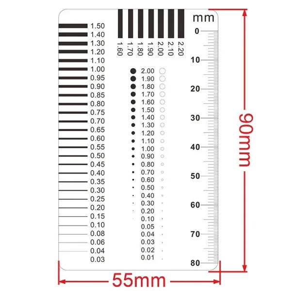 Paper Microscope Ruler Microscope Calibration Ruler: Micrometer Ruler | Calibration In Microscope
