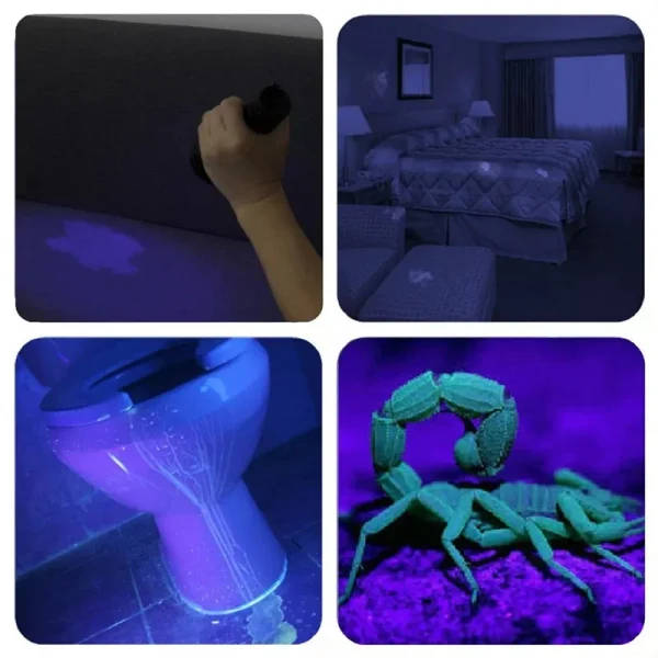 21 LED UV Blacklight Flashlight For Pet Stains - Image 6