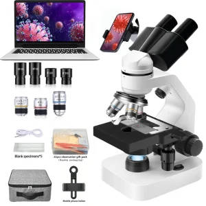 Compound Binocular Microscope 40X-1000X