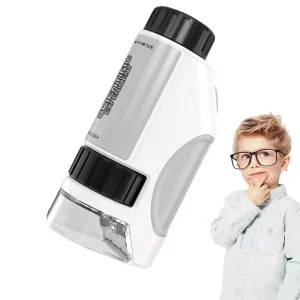 Portable Microscope for Kids With LED Light