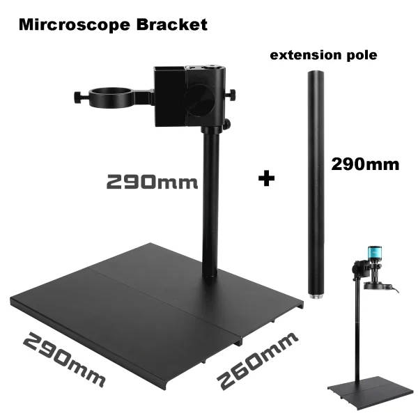 Moveable Base For Microscope Microscope Base Aluminium Alloy Adjustable Focusing Bracket Zoom Lens ...