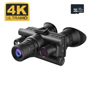 4K Gen 2/3 Night Vision Goggles with Tactical Flashlight - 8x Zoom, 600m Range