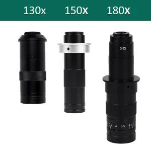 C-Mount Industrial Zoom Lens 130X-180X