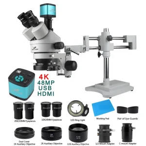 Trinocular Stereo Zoom Microscope