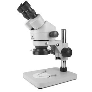 Stereo Microscope 7X-45X With LED Ring Light