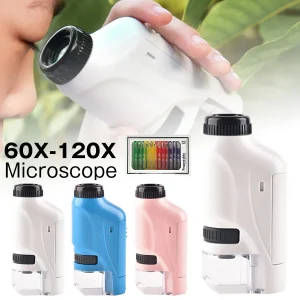 Handheld Microscope Kit 60-120x LED