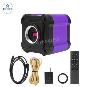 4K 14MP High-Definition HDMI USB Trinocular Microscope Camera for Precision Soldering & Repair