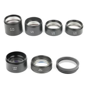 Auxiliary Objective Lens for Zoom Stereo Microscope