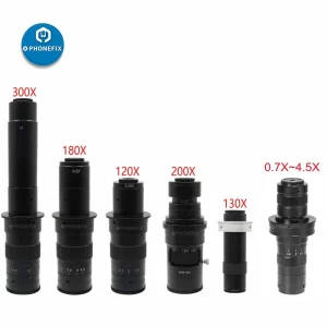 Microscope Zoom C Mount Lens for HDMI VGA USB Cameras