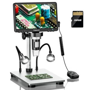 Tomlov DM9 Digital Microscope 7" LCD 1200X